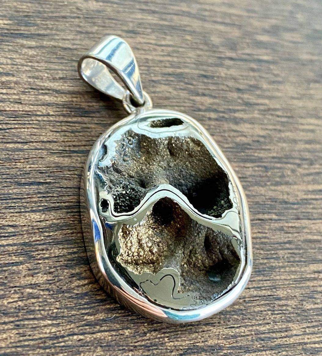 Pendentif ammonite pyrite