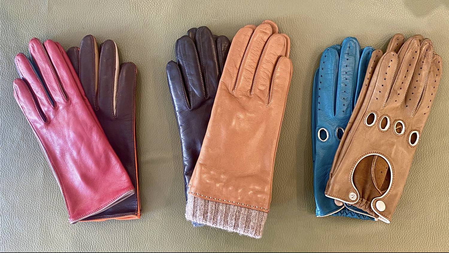 Gants en cuir